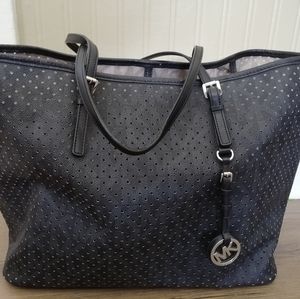 Michael Kors perforated tote